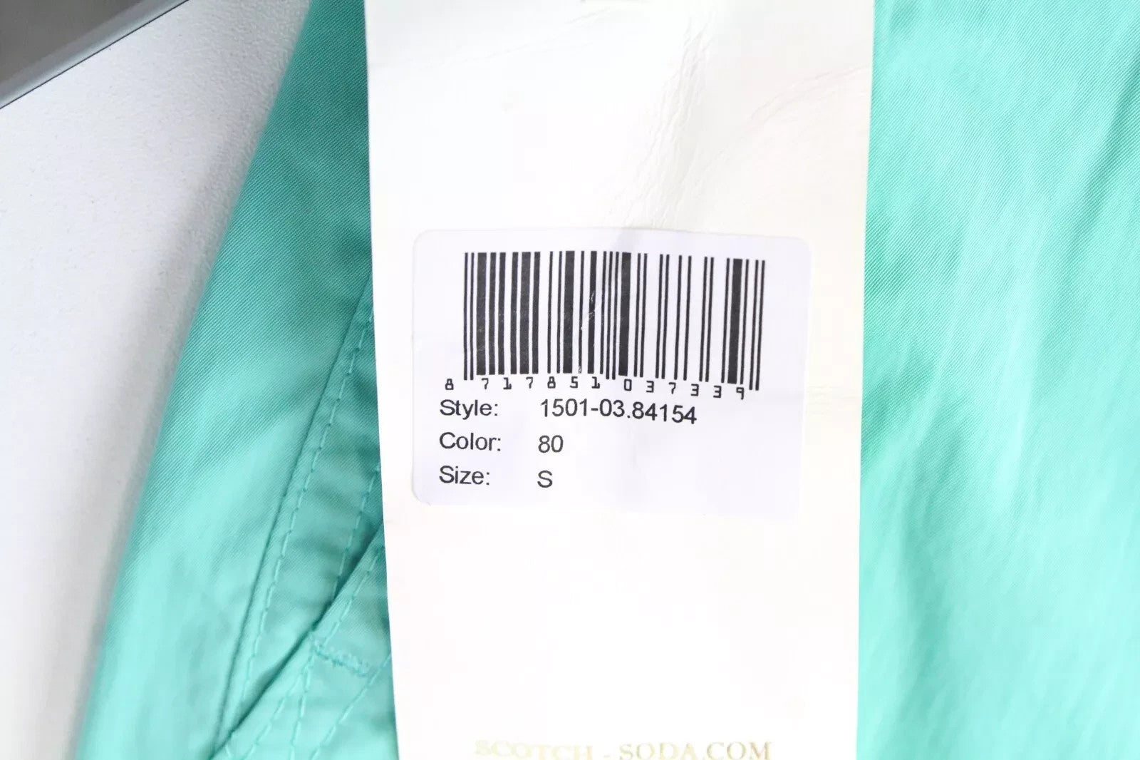 SCOTCH & SODA Aloha London Men Swimwear S Nylon Ocean Blue Side-Adjusters Trunks