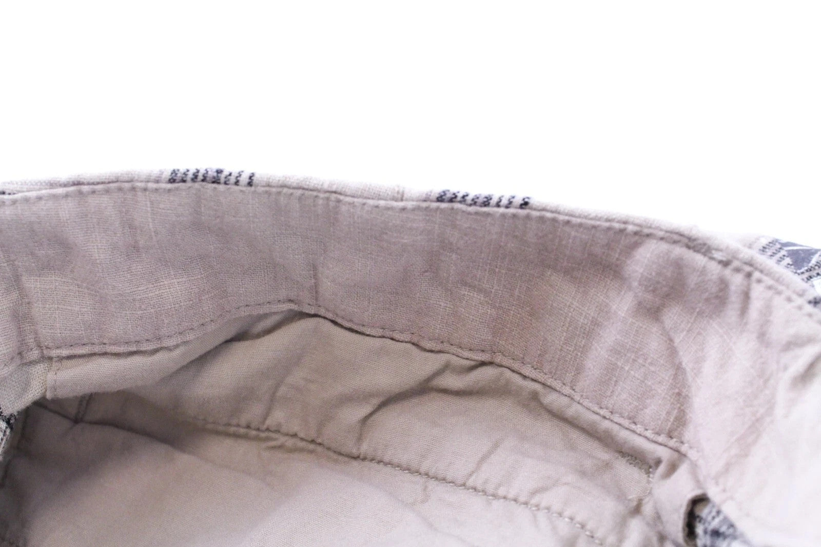 DESIGUAL Pant Marc Men Shorts 36 Cargo Checked Pattern Belted Front Tie Linen