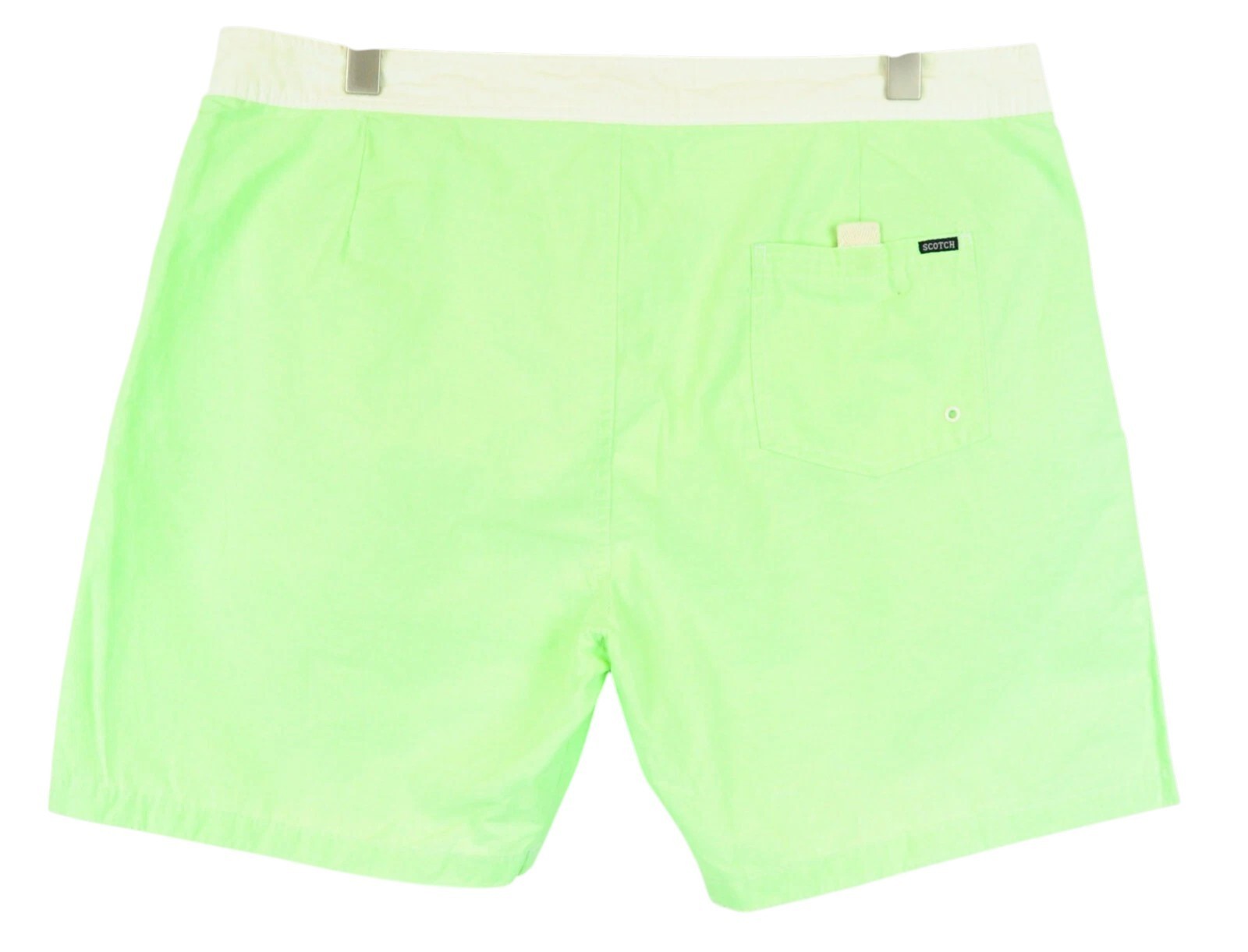 SCOTCH & SODA Ams Couture Men Swimwear 2XL Green Cotton Blend Summer Trunks
