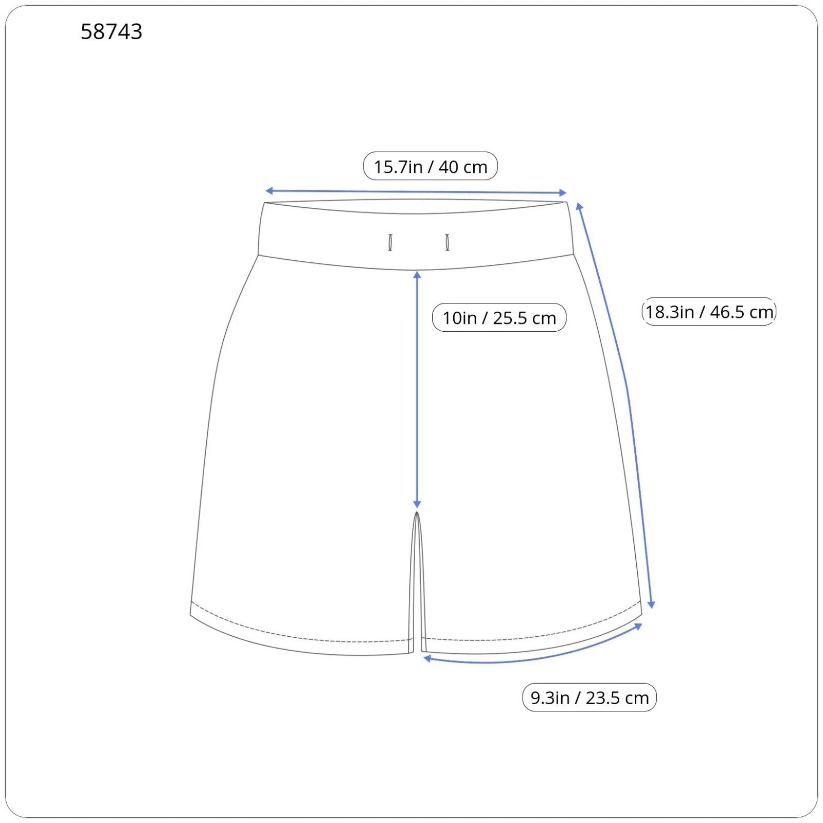 SCOTCH & SODA Ams Couture Men Shorts W29 Blue Pure Cotton Summer Slit Pockets