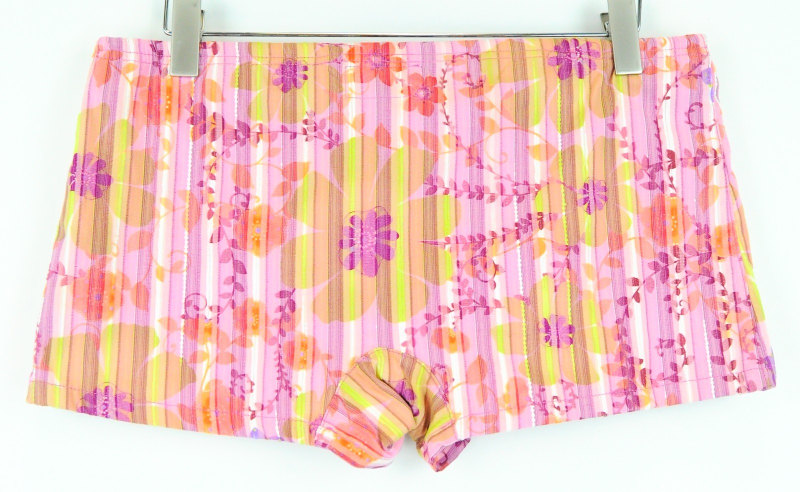 HARMONT & BLAINE Acqua Men Swimwear W34 Pink Striped Flower Patterned Trunks