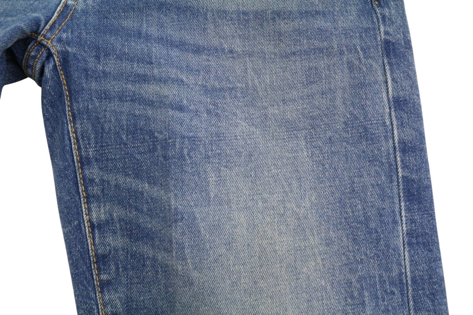 R13 Boy Straight Women Jeans 26 Kelly Stretch Cropped Faded Whiskers Blue PS26