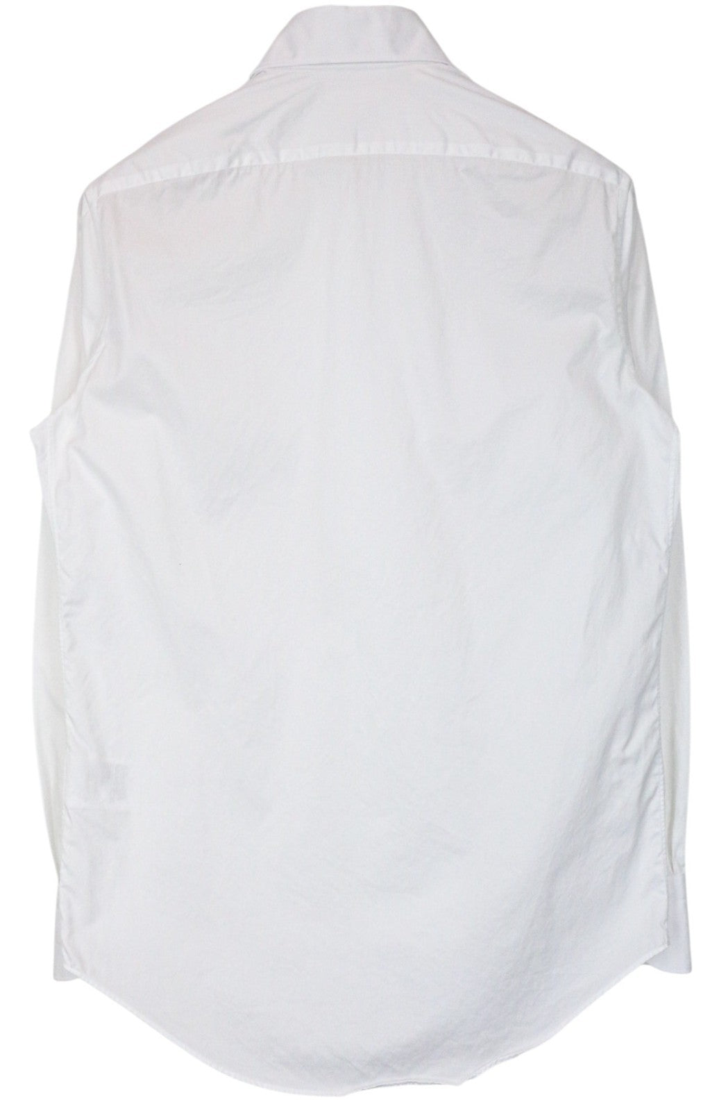 SUITSUPPLY Men's Formal Shirt 39/15 1/2 Slim White Pure Cotton Cutaway