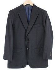 SUITSUPPLY Lazio Men Blazer UK44S Pure Wool Super 110's Grey Slim Cut Lined