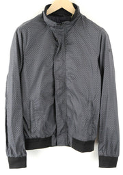 SCOTCH & SODA Ams Couture Men Jacket S Grey Patterned Lightweight Long Sleeved