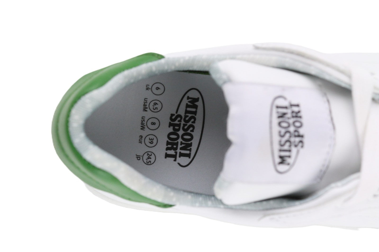 ACBC X MISSONI SHMISCAS Cassetta MS Sport Women Sneakers EU39 White Laced Low
