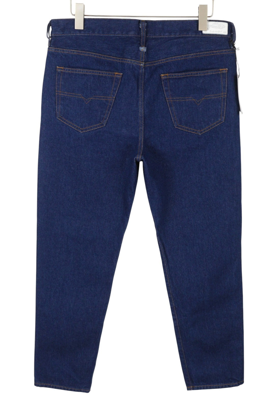 DIESEL Marhky 0706Q Men Jeans W34 Dark Blue Tapered Fit Button Fly Denim