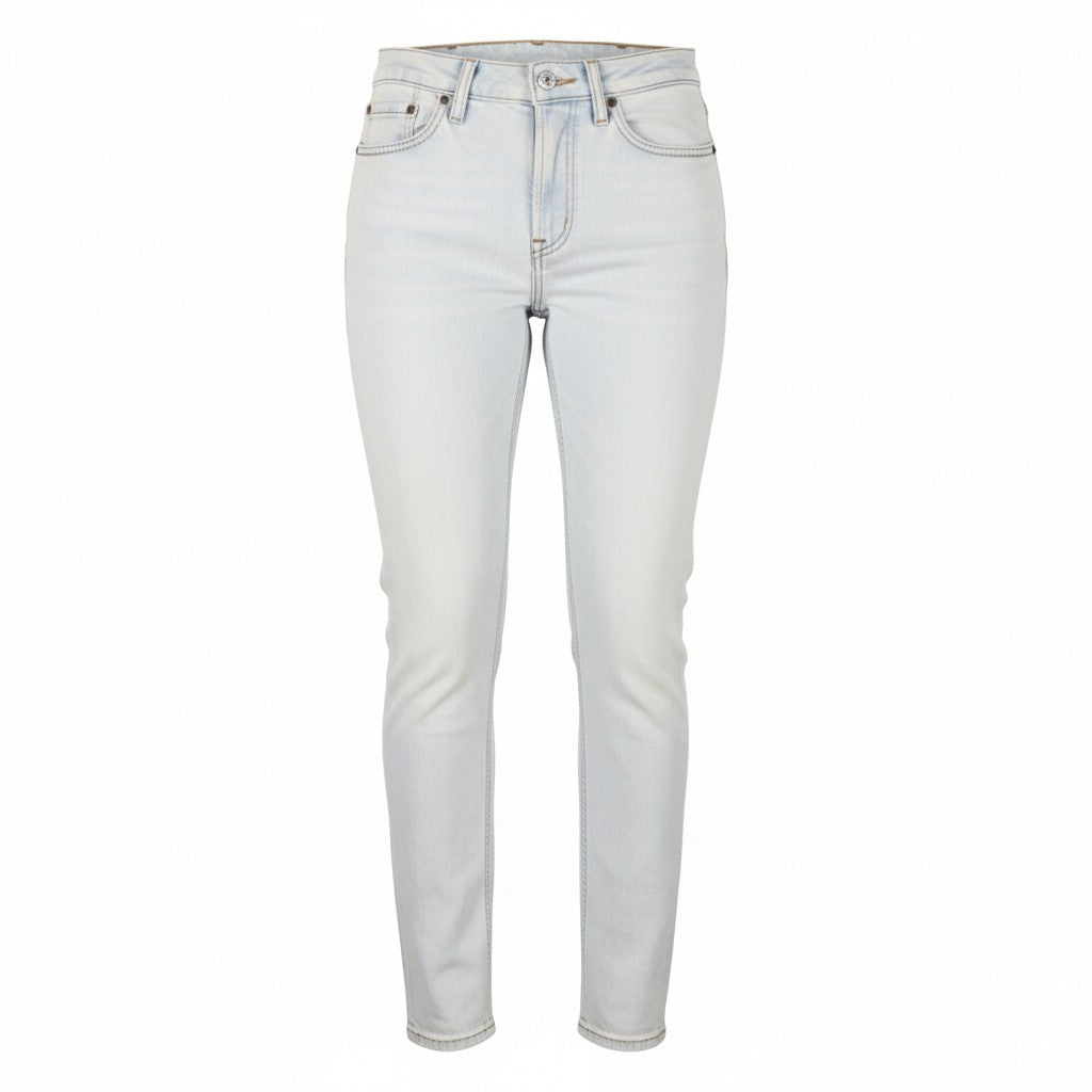 ACNE STUDIOS Bla Konst South LT Blue Women Jeans W25/L34 Blue Faded Slim Fit