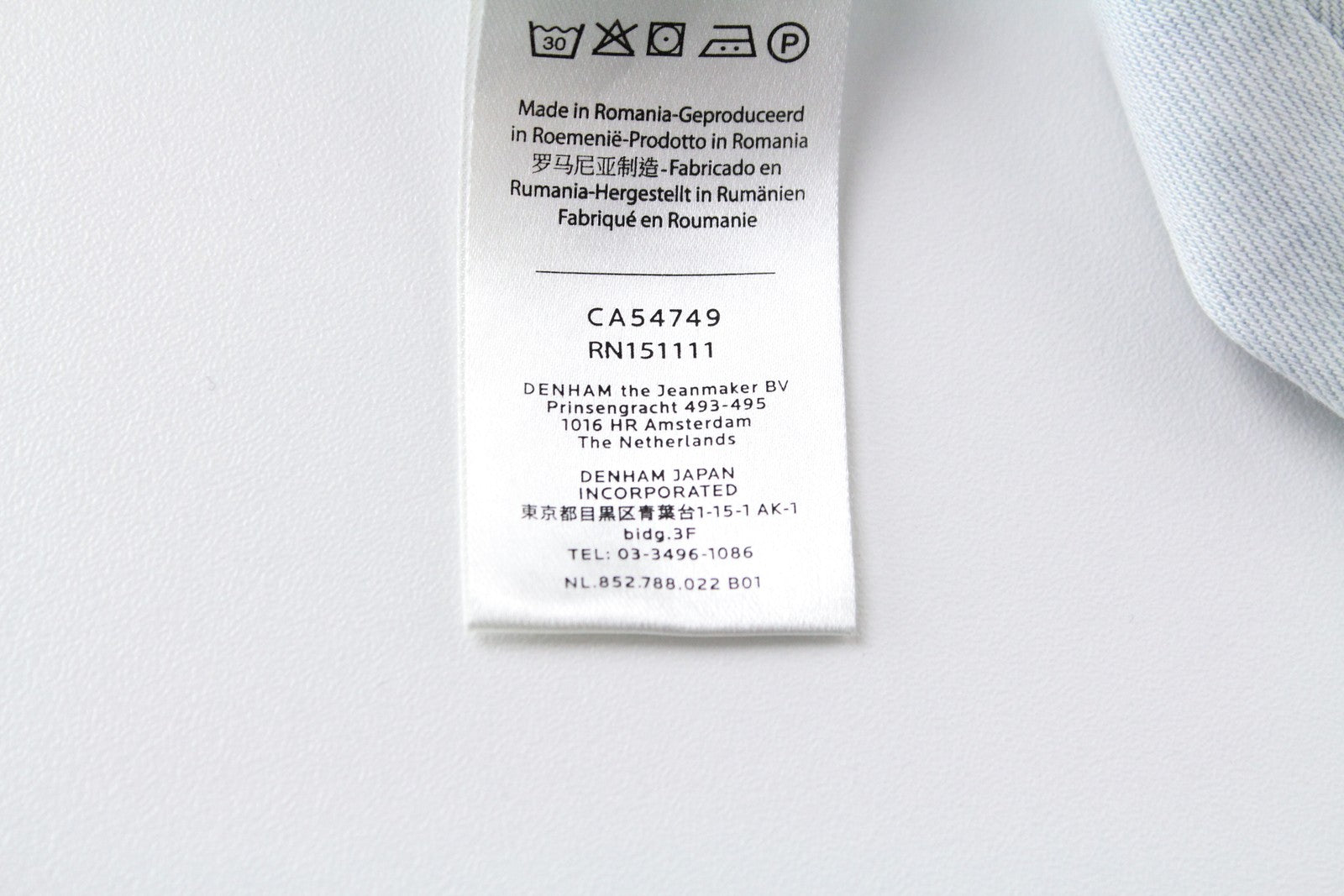 DENHAM Spray Women Jeans W24/L28 Blue Cotton Stretch Super Tight Distressed