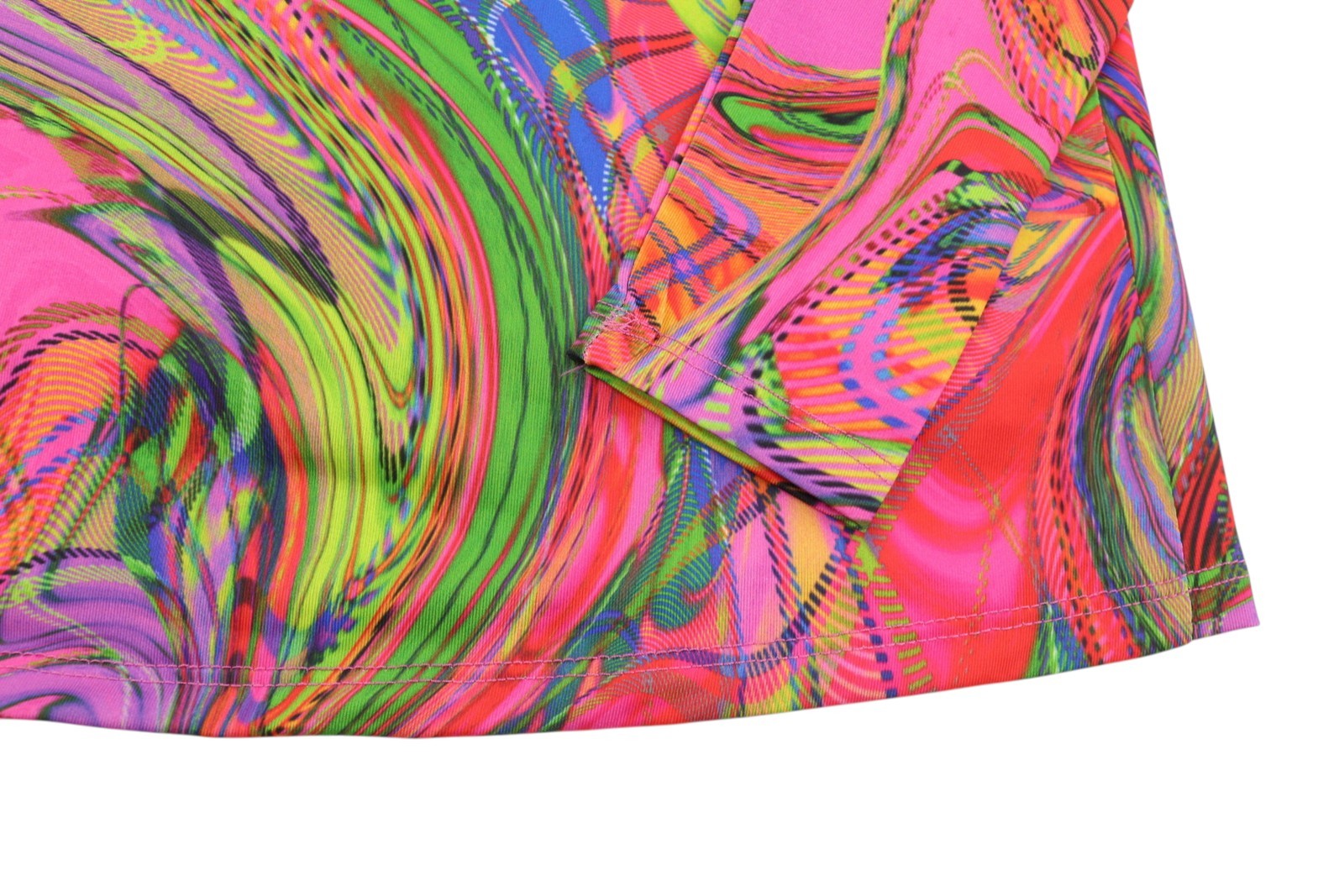 DESIGUAL Heather Women Dress XS Multicolored Digital Print Long Sleeve Midi