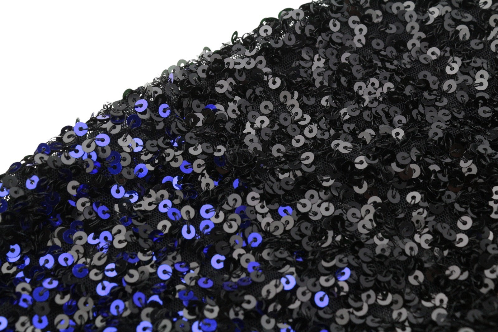 DESIGUAL Saturno Women Dress S Black Shiny Glitter Sequins A-Line Mini