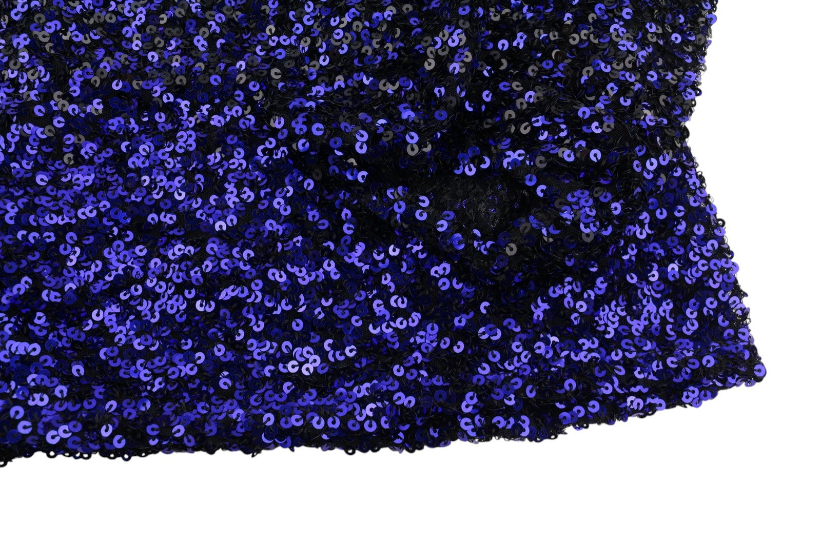 DESIGUAL Saturno Women Dress S Black Shiny Glitter Sequins A-Line Mini