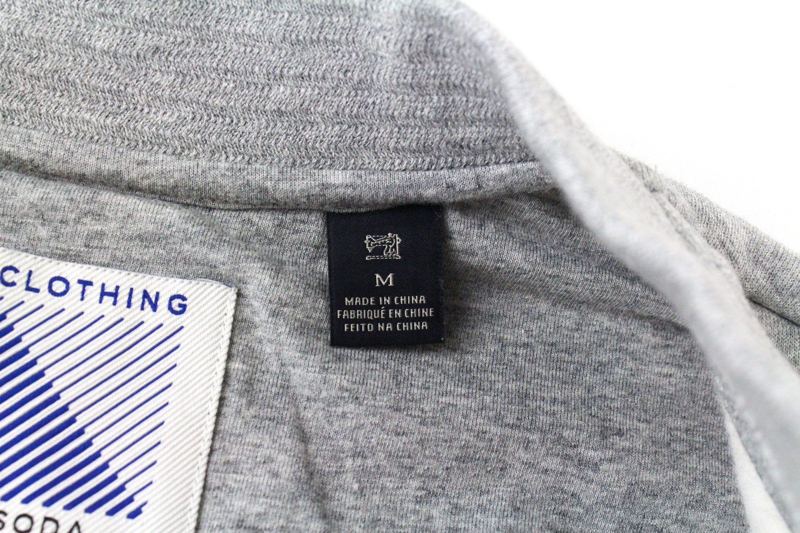 SCOTCH & SODA Ams Couture Men Jacket M Grey Long Sleeved Zipped Jersey Bomber