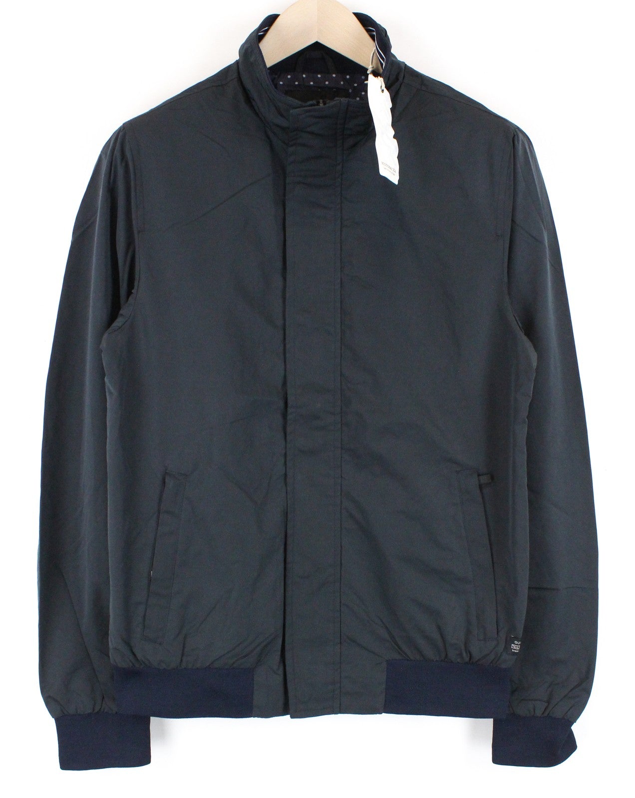 SCOTCH & SODA Ams Couture Men Jacket M Navy Casual Long Sleeve Zipped Lined