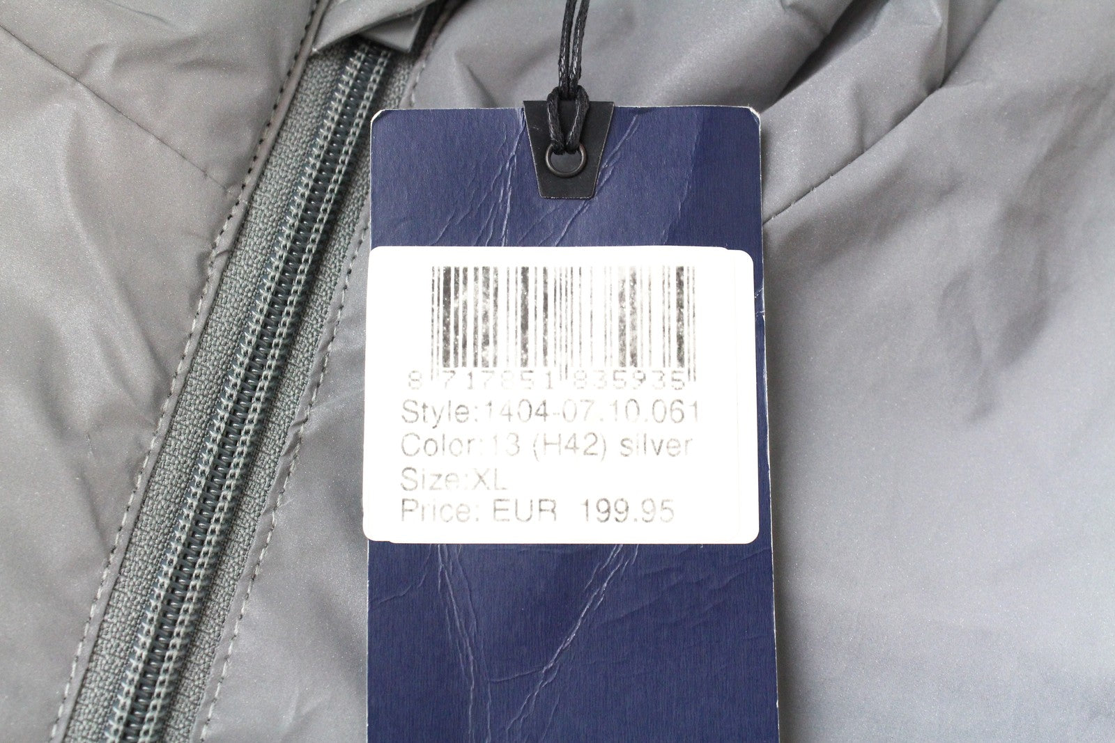 SCOTCH & SODA Ams Couture Men Jacket XL Grey Reflective Lined Zipped Casual