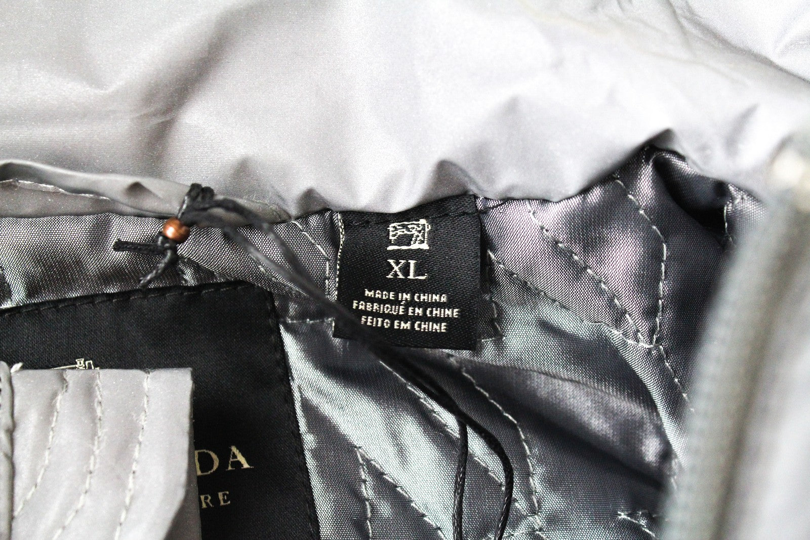 SCOTCH & SODA Ams Couture Men Jacket XL Grey Reflective Lined Zipped Casual