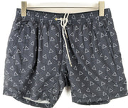 SCOTCH & SODA Ams Couture Men Swimwear M Greyish Blue Triangle Patterned Trunks