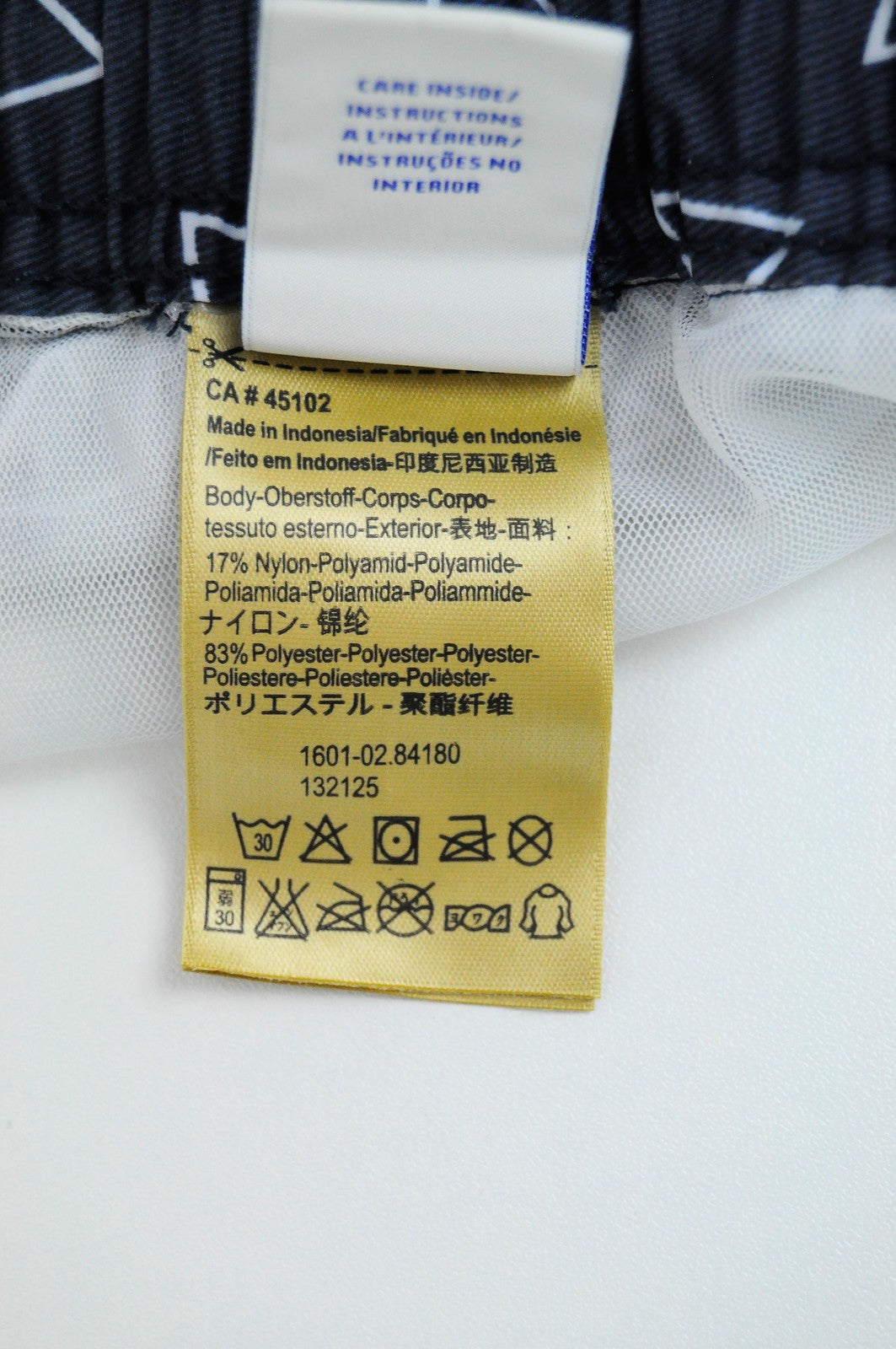 SCOTCH & SODA Ams Couture Men Swimwear M Greyish Blue Triangle Patterned Trunks