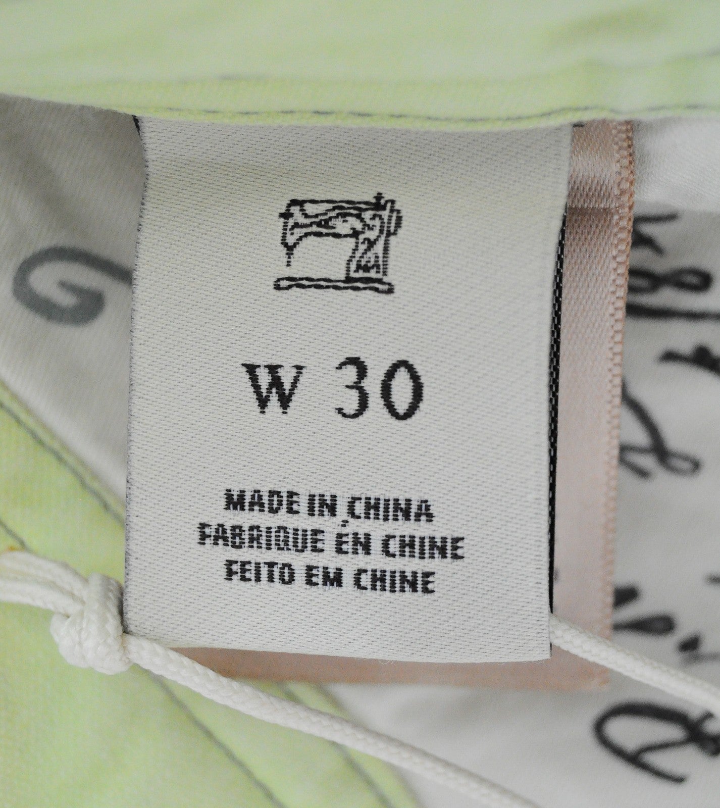 SCOTCH & SODA Ams Couture Men Shorts W30 Green Pure Cotton Striped Summer