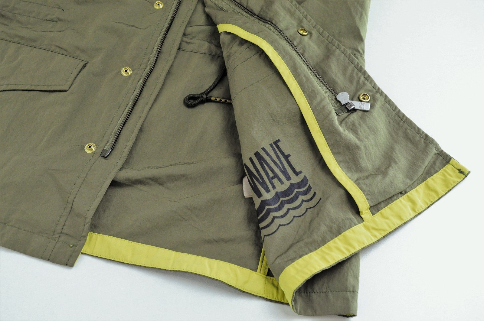 SCOTCH & SODA Ams Couture Men Jacket S Green Multi Pocket Long Sleeved Hooded