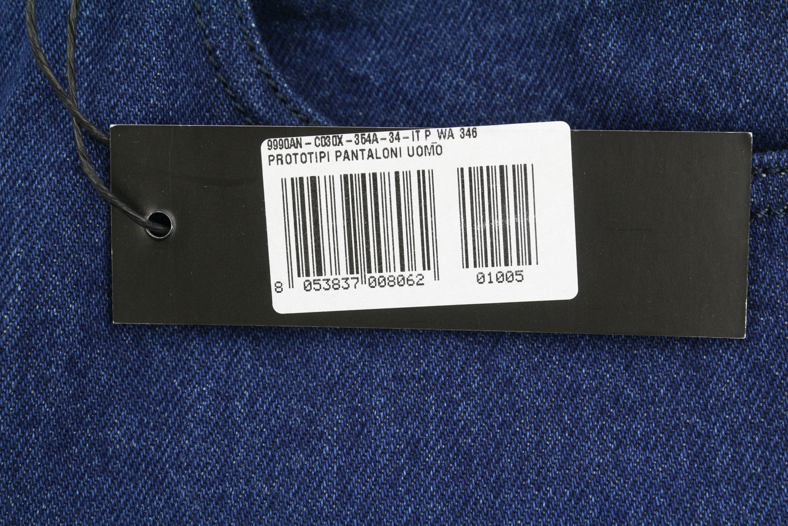 DIESEL Mharky 0078F Men Jeans W34 Dark Blue Tapered Fit Button Fly Denim