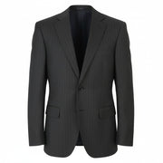 SUITSUPPLY Napoli Men Blazer UK38R Grey Wool Pinstriped Single Breasted