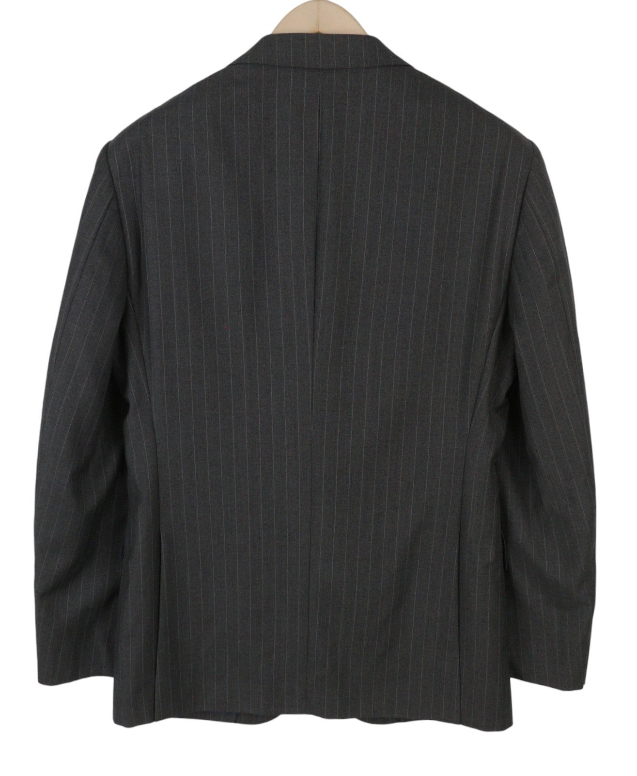 SUITSUPPLY Napoli Men Blazer UK38R Grey Wool Pinstriped Single Breasted