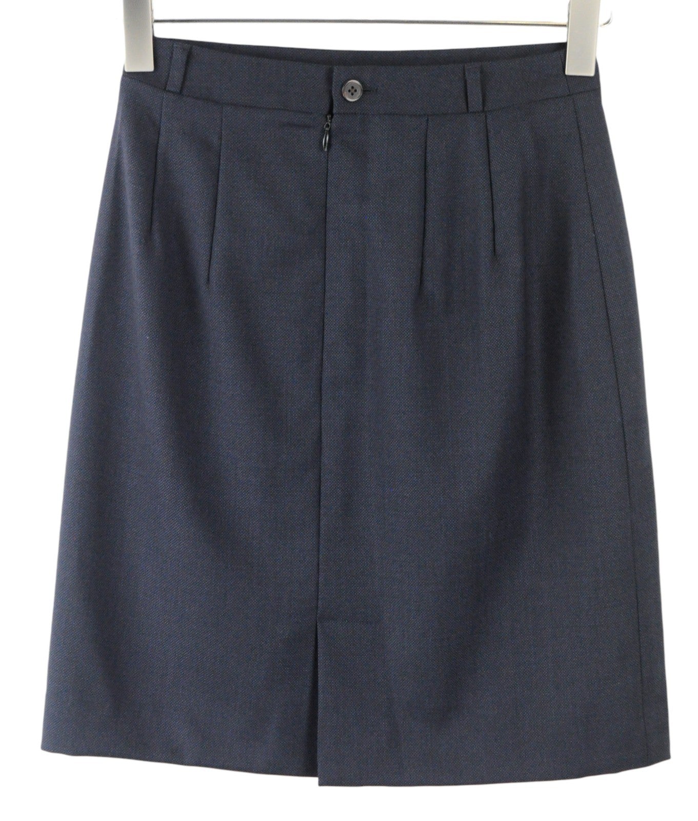 SUITSUPPLY Women Skirt 34 Navy Pure Wool Lined Classic Formal Vented