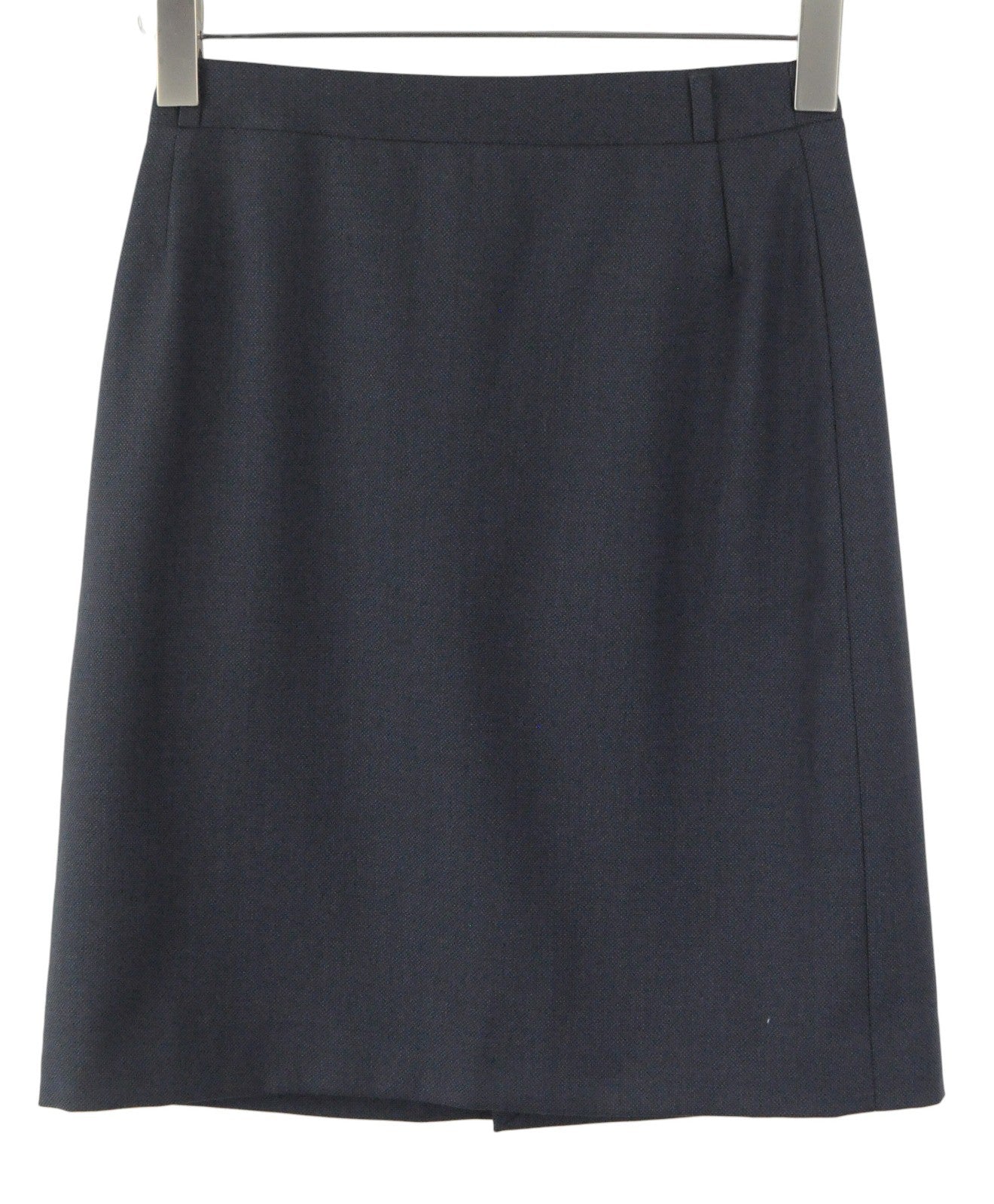 SUITSUPPLY Women Skirt 34 Navy Pure Wool Lined Classic Formal Vented