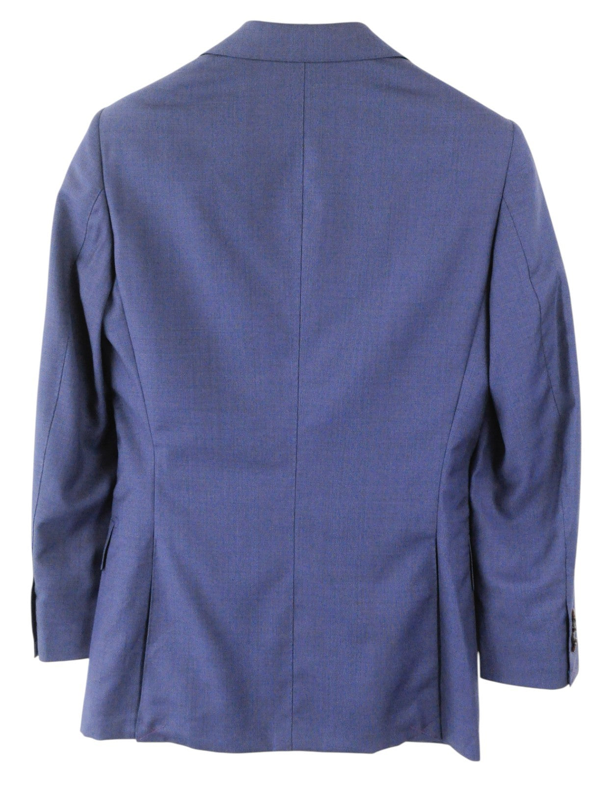 SUITSUPPLY Lazio Men Blazer UK32R Pure Wool Super 110's Blue Slim Notch Lapel