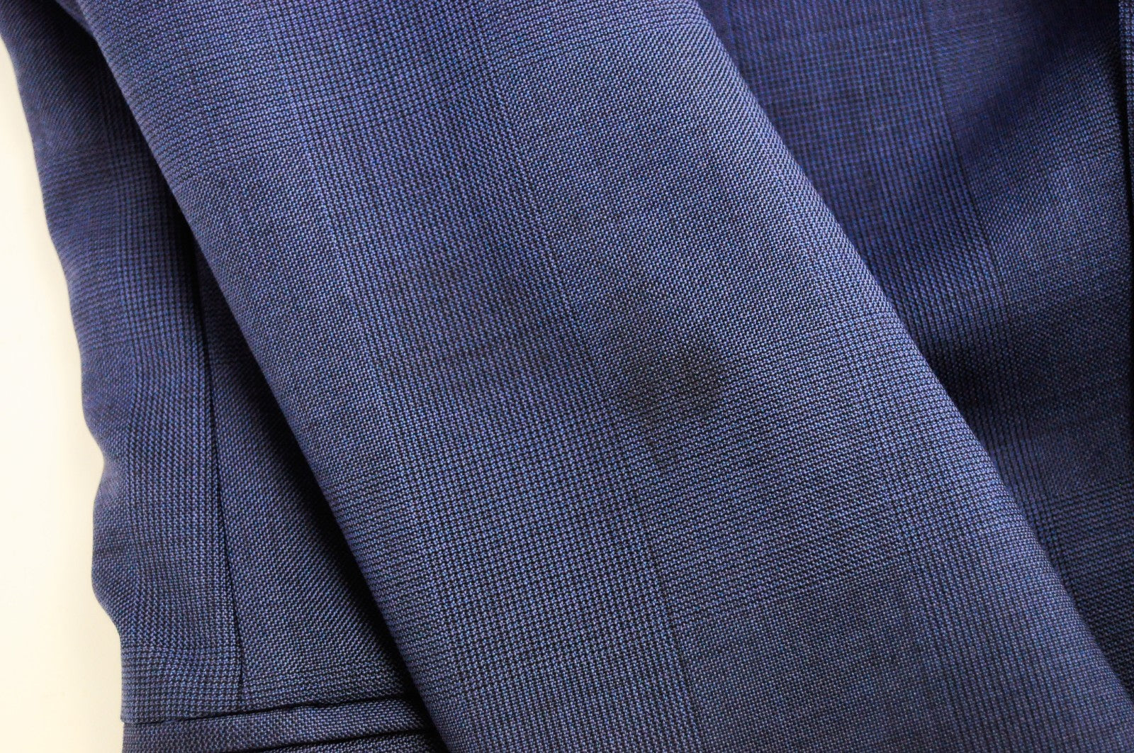 SUITSUPPLY Lazio Men Blazer UK32R Pure Wool Super 110's Blue Slim Notch Lapel