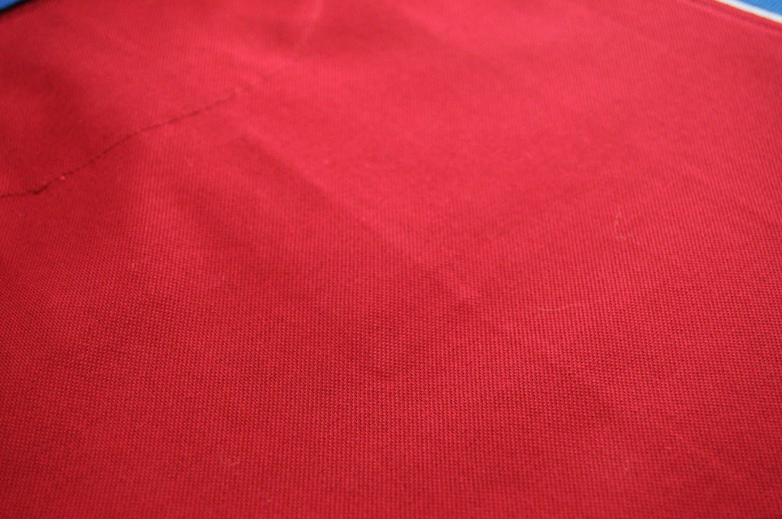 HARMONT & BLAINE Men T-Shirt S Red Pure Cotton Blue Details Short Sleeved Polo