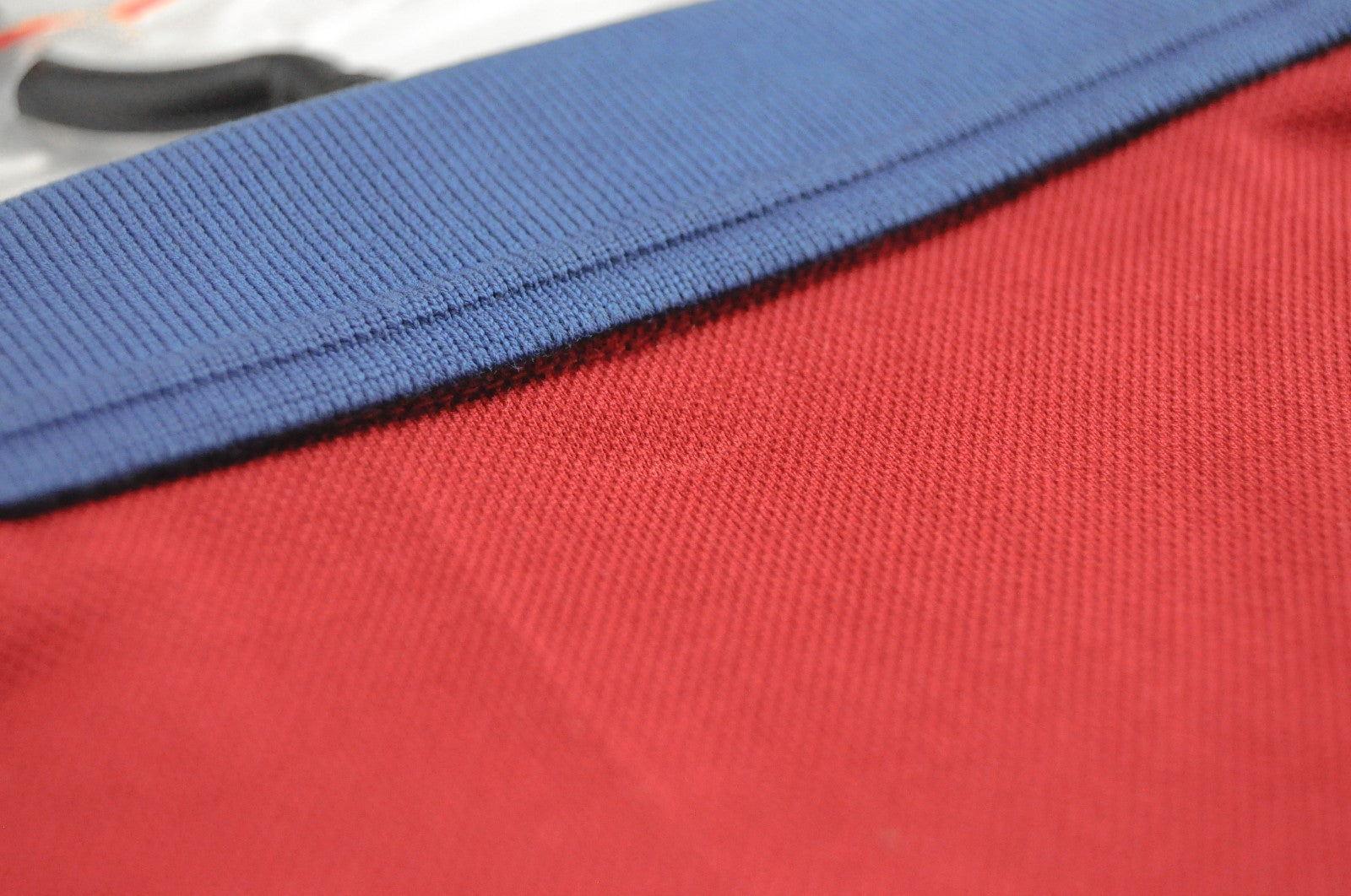HARMONT & BLAINE Men T-Shirt S Red Pure Cotton Blue Details Short Sleeve Polo