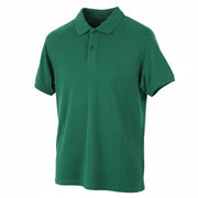 HARMONT & BLAINE Men T-Shirt L Green Cotton Stretch Short Sleeved Casual Polo