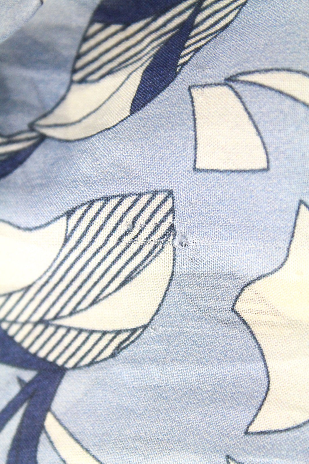 SUISTUDIO Charles Women Shirt UK6 Blue Silk Patterned Lightweight Long Sleeved