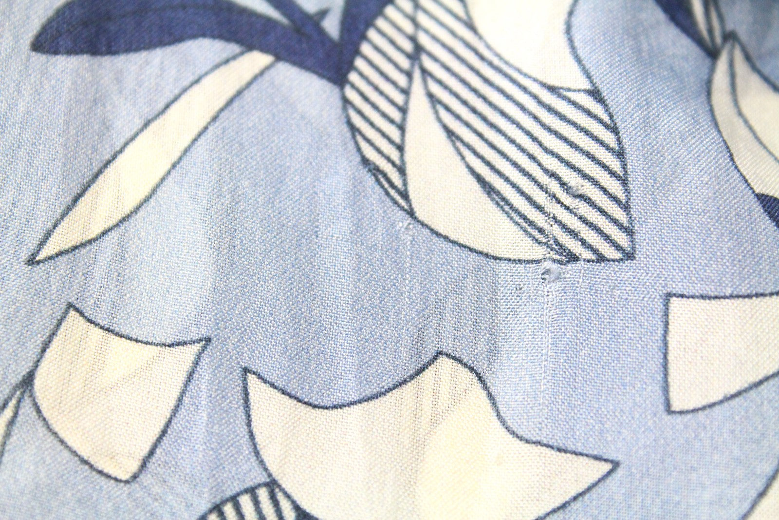 SUISTUDIO Charles Women Shirt UK6 Blue Silk Patterned Lightweight Long Sleeved