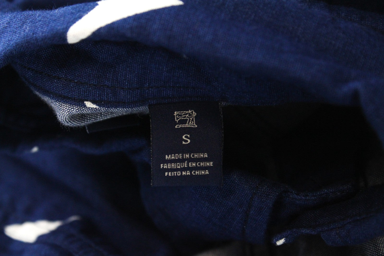 SCOTCH & SODA Ams Blauw Men Shirt S Blue Pure Cotton Long Sleeved Patterned