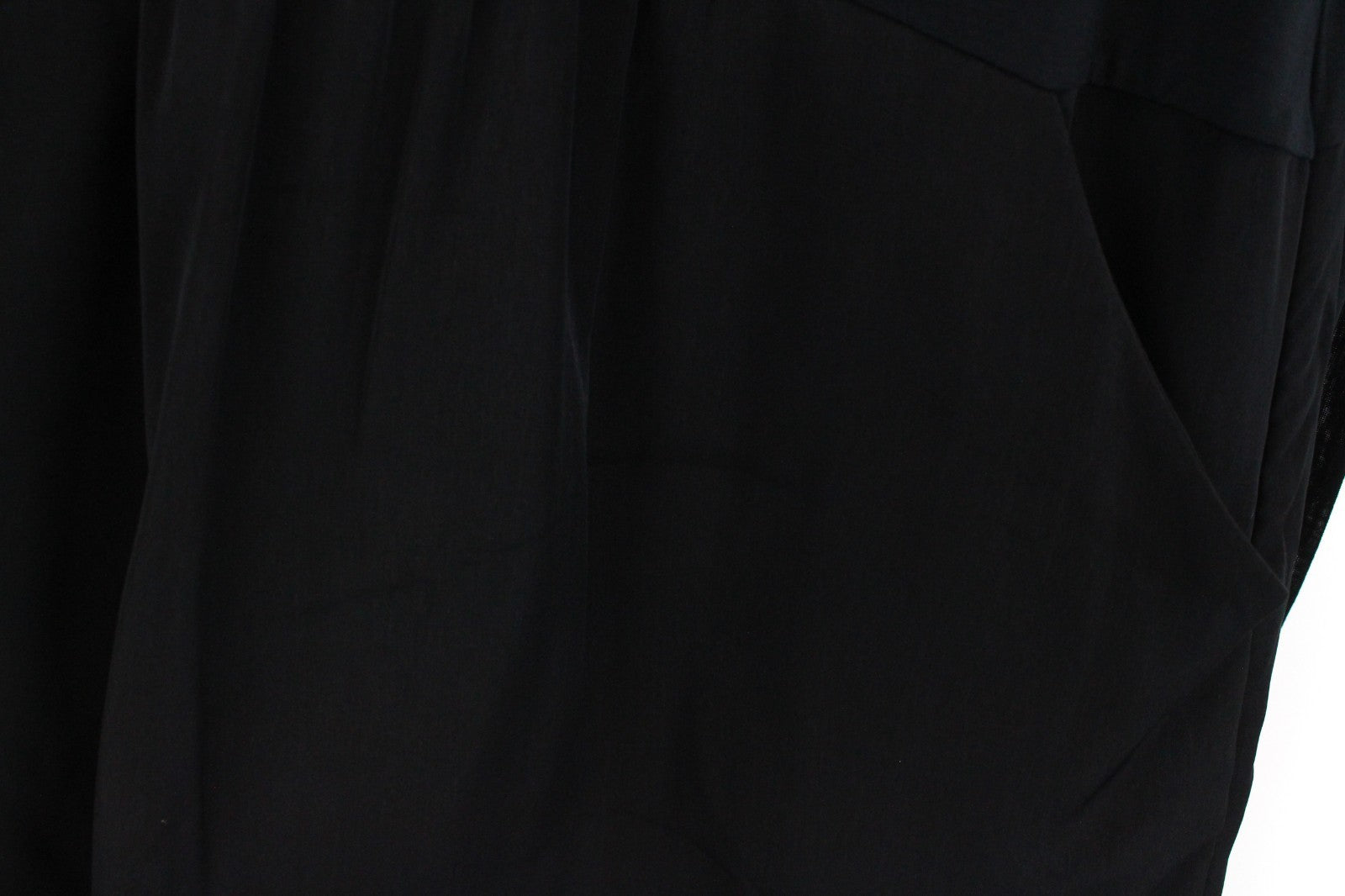 MAISON SCOTCH Women Dress L Black Long Sleeved 2in1 Layered Pocketed Pull On