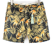 SCOTCH & SODA Ams Couture Men Shorts W30 Washed Black Pure Cotton Patterned