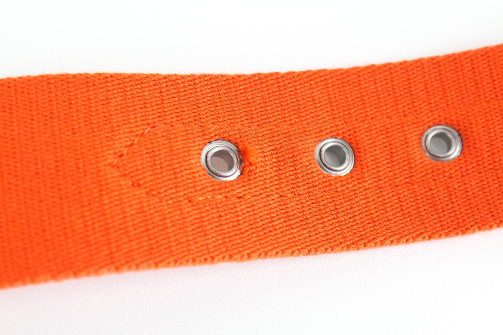 HARMONT & BLAINE Men Belt 100 cm Orange Leather Details Squared-End Buckled
