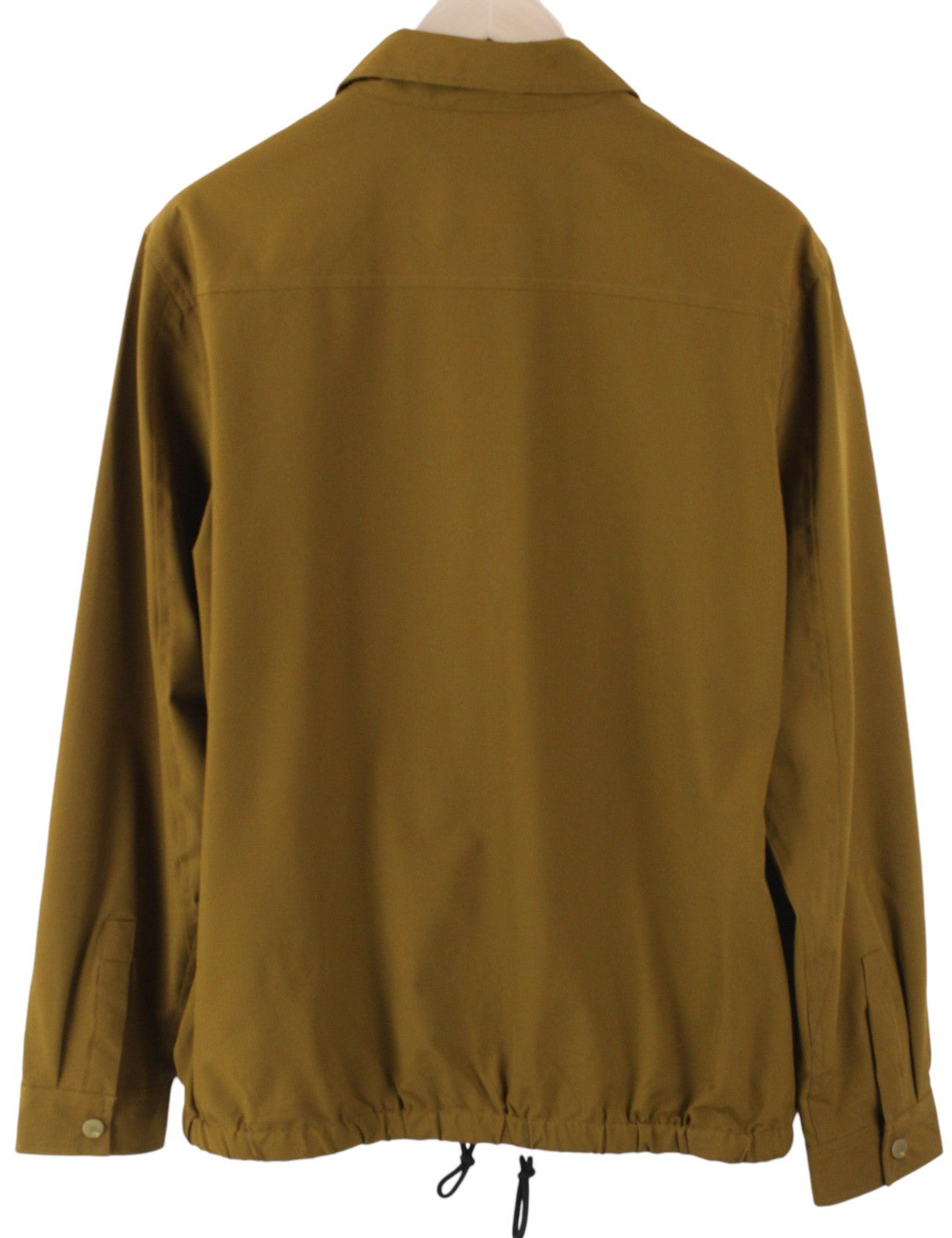 SCOTCH & SODA Ams Couture Men Jacket ~L Brown Snaps Long Sleeved Collared