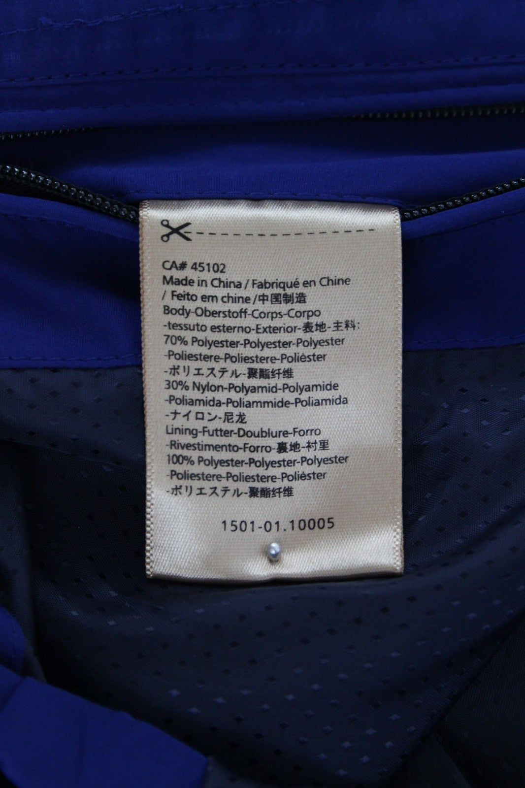 SCOTCH & SODA Ams Couture Men Jacket S Blue Lined Long Sleeved Zipped Casual