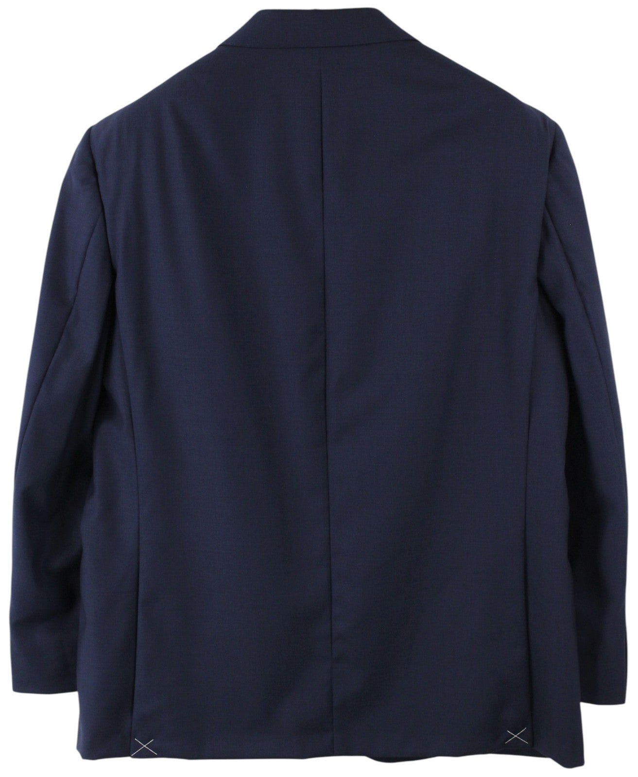 SUITSUPPLY Napoli Men Blazer UK46S Blue Lined Notch Lapel Single-Breasted Wool