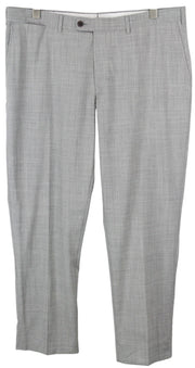 SUITSUPPLY Brescia Men Trousers UK40S Grey Pure Wool Pleated Formal Classic