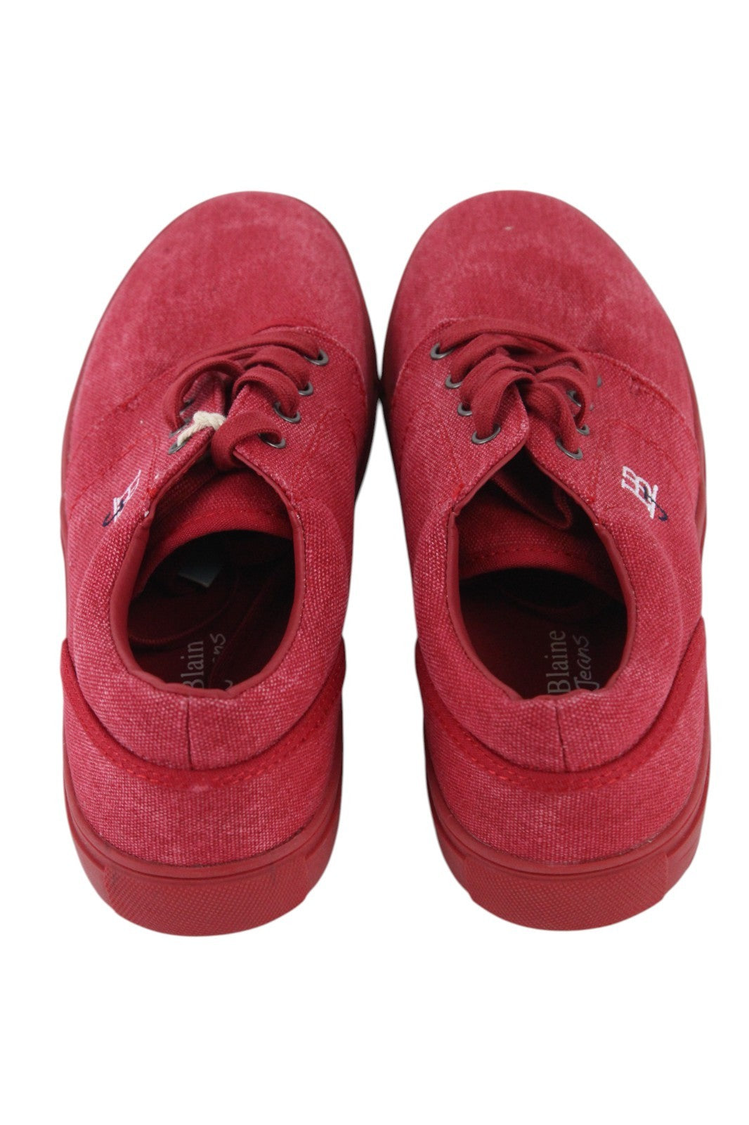 HARMONT & BLAINE Men Trainers EU41 Red Logo Low-Top Laced Leisure Sneakers