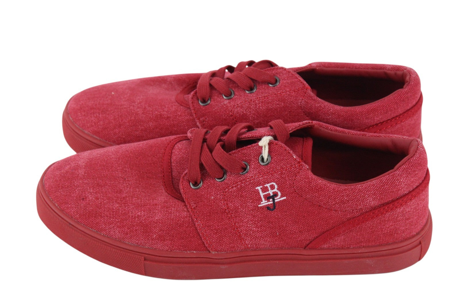 HARMONT & BLAINE Men Trainers EU41 Red Logo Low-Top Laced Leisure Sneakers