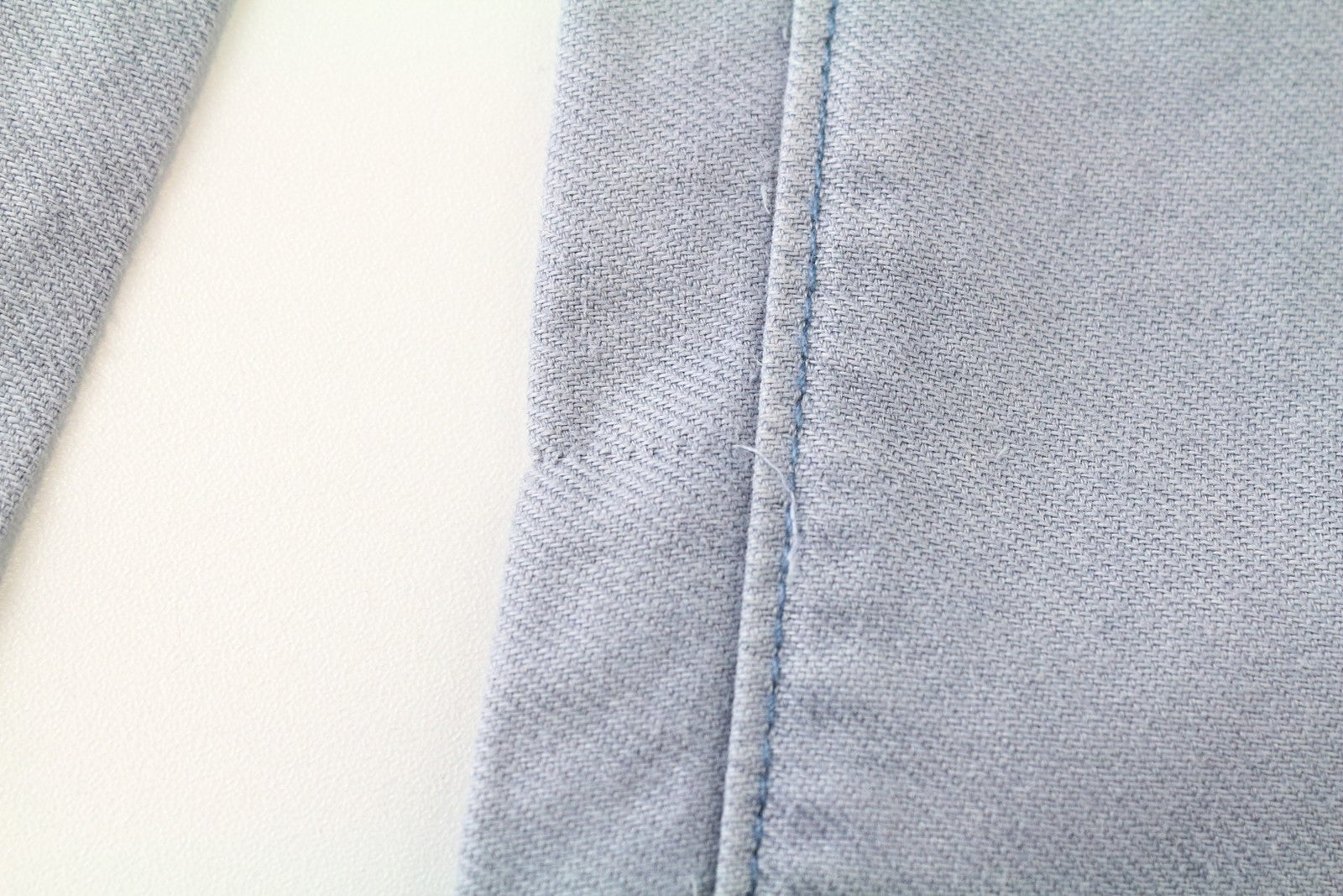 DENHAM Bonnie Women Jeans W23/L28 Flared Linen Cotton Painted Aged Washed Blue
