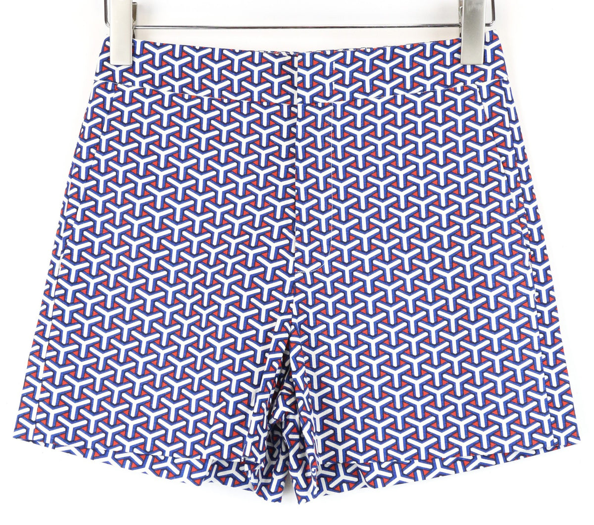 Blaue Twill-Shorts