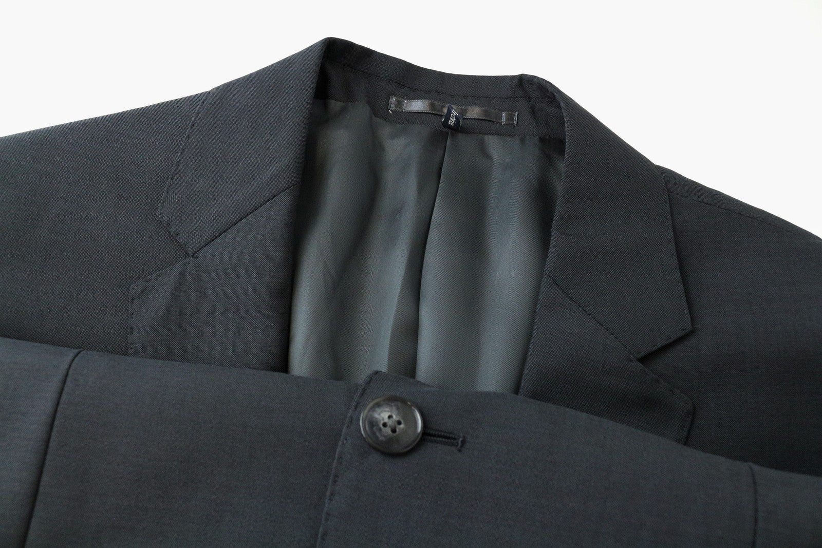 SUITSUPPLY Lazio Men Blazer UK38 Wool Mohair Single-Breasted Dark Green Formal