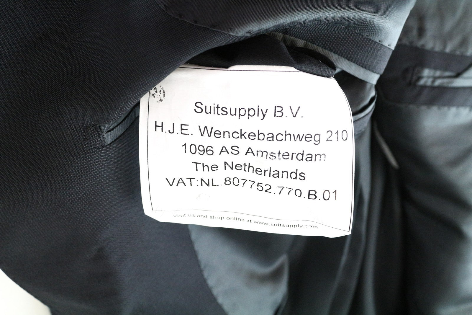 SUITSUPPLY Lazio Men Blazer UK38 Wool Mohair Single-Breasted Dark Green Formal
